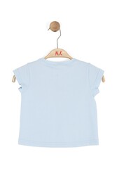 31606-ÖNÜ FİYONKLU T-SHIRT 1/4 - Thumbnail