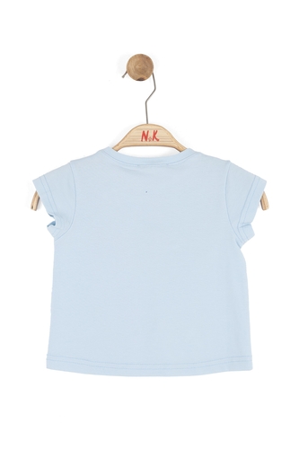 31606-ÖNÜ FİYONKLU T-SHIRT 1/4