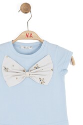 31606-ÖNÜ FİYONKLU T-SHIRT 1/4 - Thumbnail