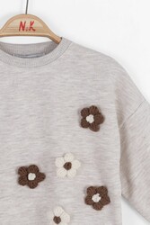 37605-ÖRGÜ SWEAT 1/4 - Thumbnail