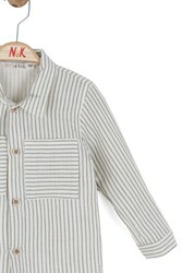 41626-ÇİZGİLİ GÖMLEK 1/4 - Thumbnail