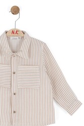 41626-ÇİZGİLİ GÖMLEK 1/4 - Thumbnail