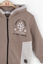 47603-AĞAÇLI FERMUARLI HIRKA 1/4 - Thumbnail