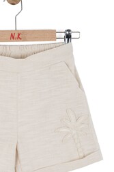 51358-PALMİYE NAKIŞLI ŞORT 8/14 - Thumbnail